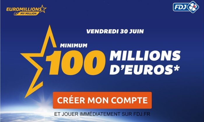 Jackpot Euromillions du 30 juin 2017