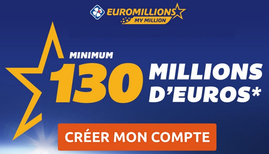 Super Cagnotte Euromillions du vendredi 20 avril 2018
